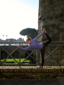 Dancer Pose in the ruins