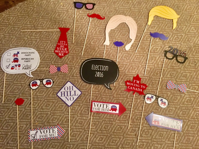 Props for my election day viewing party- because we all need something to celebrate